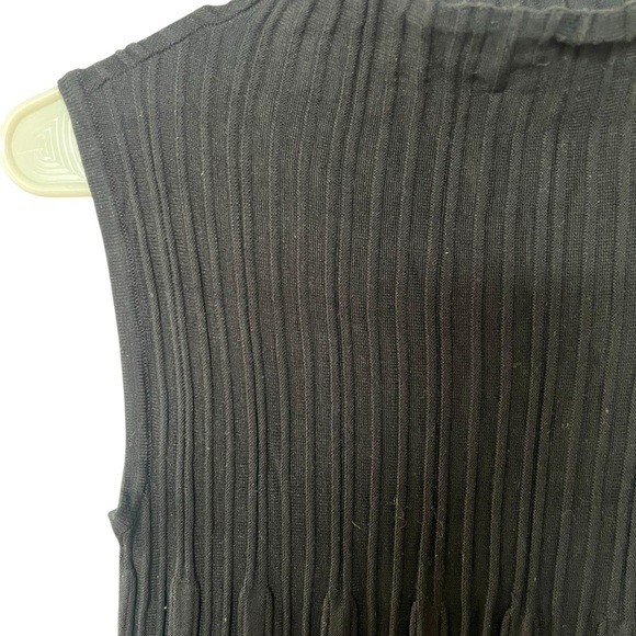Pretty Angel Pleated Black Dress with Stretch - Size Small - Picture 4 of 10